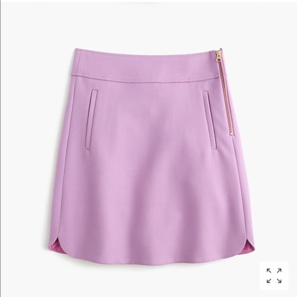 J Crew | Lavender Mini Skirt